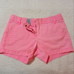 J. Crew Chino Shorts Pink Cotton